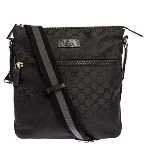 gucci jogging triangle mens bag|Gucci mini messenger bag.